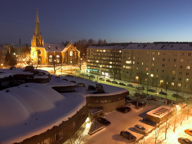 Foto: Finsko-The Church and the Library